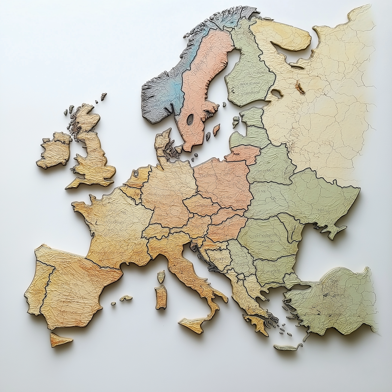 europe population 2025 europe map population